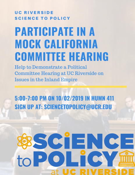 Mock Hearing Flyer