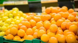 oranges in baskets